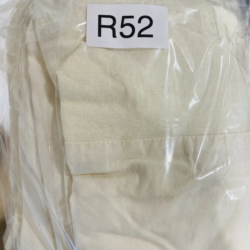 Pottery Barn Off White 100% Cotton Bed Skirt 73x54